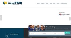 Desktop Screenshot of danishmaritimefair.dk