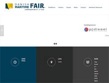 Tablet Screenshot of danishmaritimefair.dk